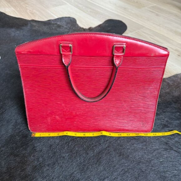 Louis Vuitton Epi Riviera Handbag Red - Picture 7 of 10